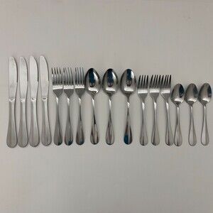 Thomson‎ Stainless Steel Forks Knives Spoons Flatware Lot of 16